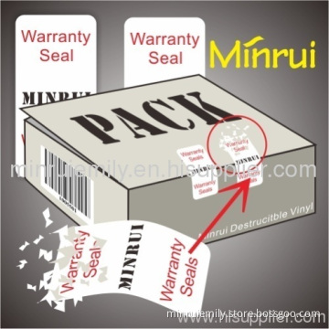 Custom Destructible Cargo Seal,void Security,warranty Seal,box Security Seal Labels 